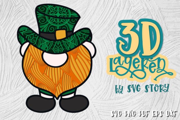 3D Layered Leprechaun SVG: A Designer's Review