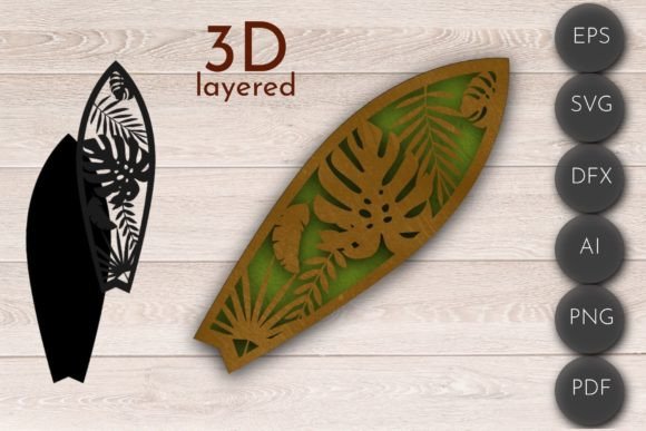 3D Layered SVG Leaves: Laser Cutting Wall Decor Review