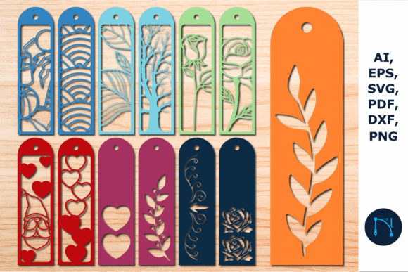Bookmarks Paper Cut SVG Mega Bundle for Laser Cutting Signs