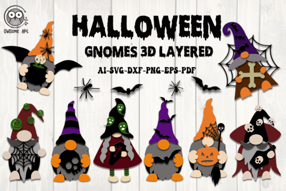 Halloween Gnomes 3D Layered Bundle Review