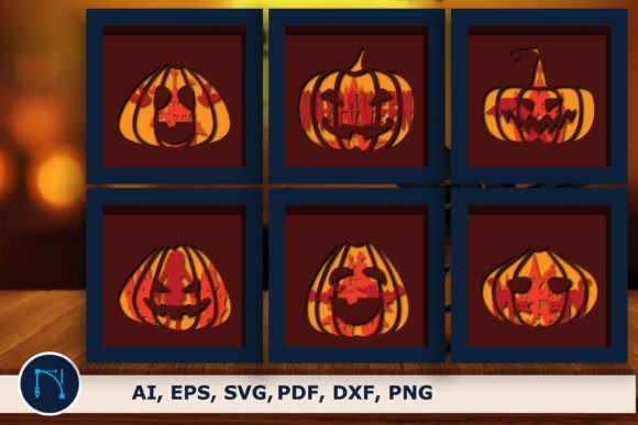 Halloween Pumpkin Shadow Box SVG Bundle Review