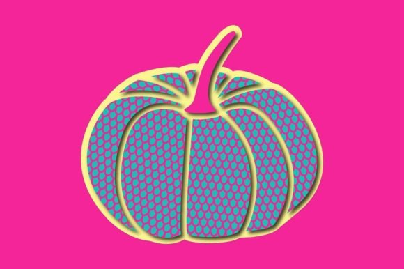 Pumpkin Paper Laser Cut Layered Svg for Autumn