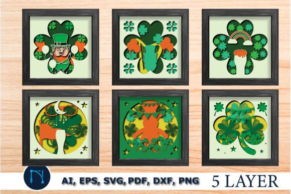 St. Patrick’s Day Shadow Box SVG Bundle Review
