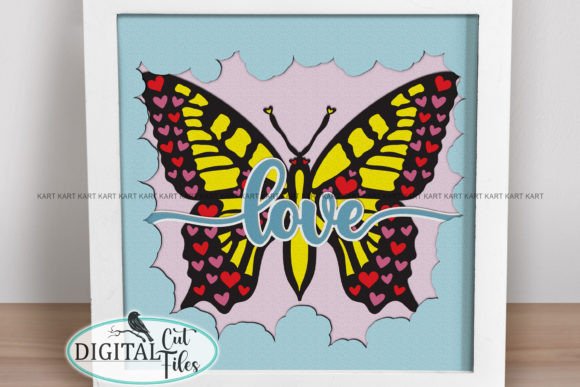 Valentines Love Shadow Box Svg Cut File Review